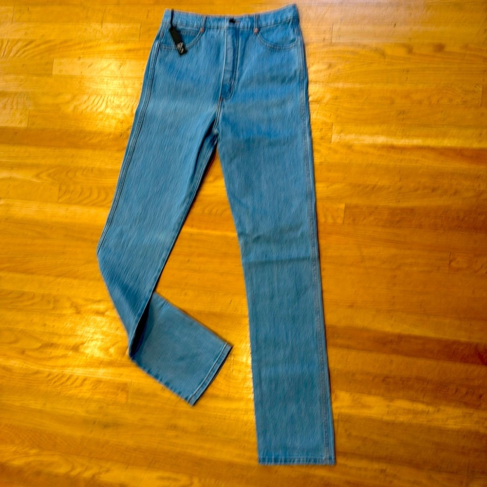 NWT Judi Rosen leans. Light wash, straight leg.